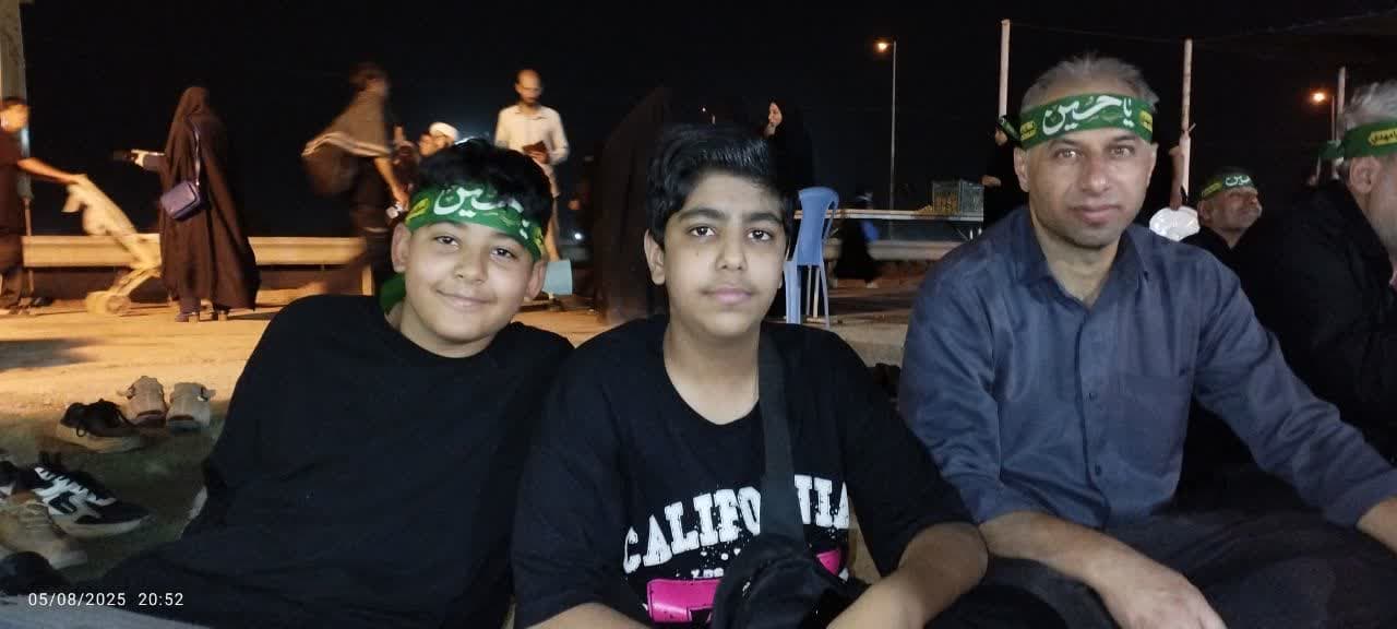 حضور دانش آموزان در موکب دانش آموزی در اربعین حسینی-مرداد 1403