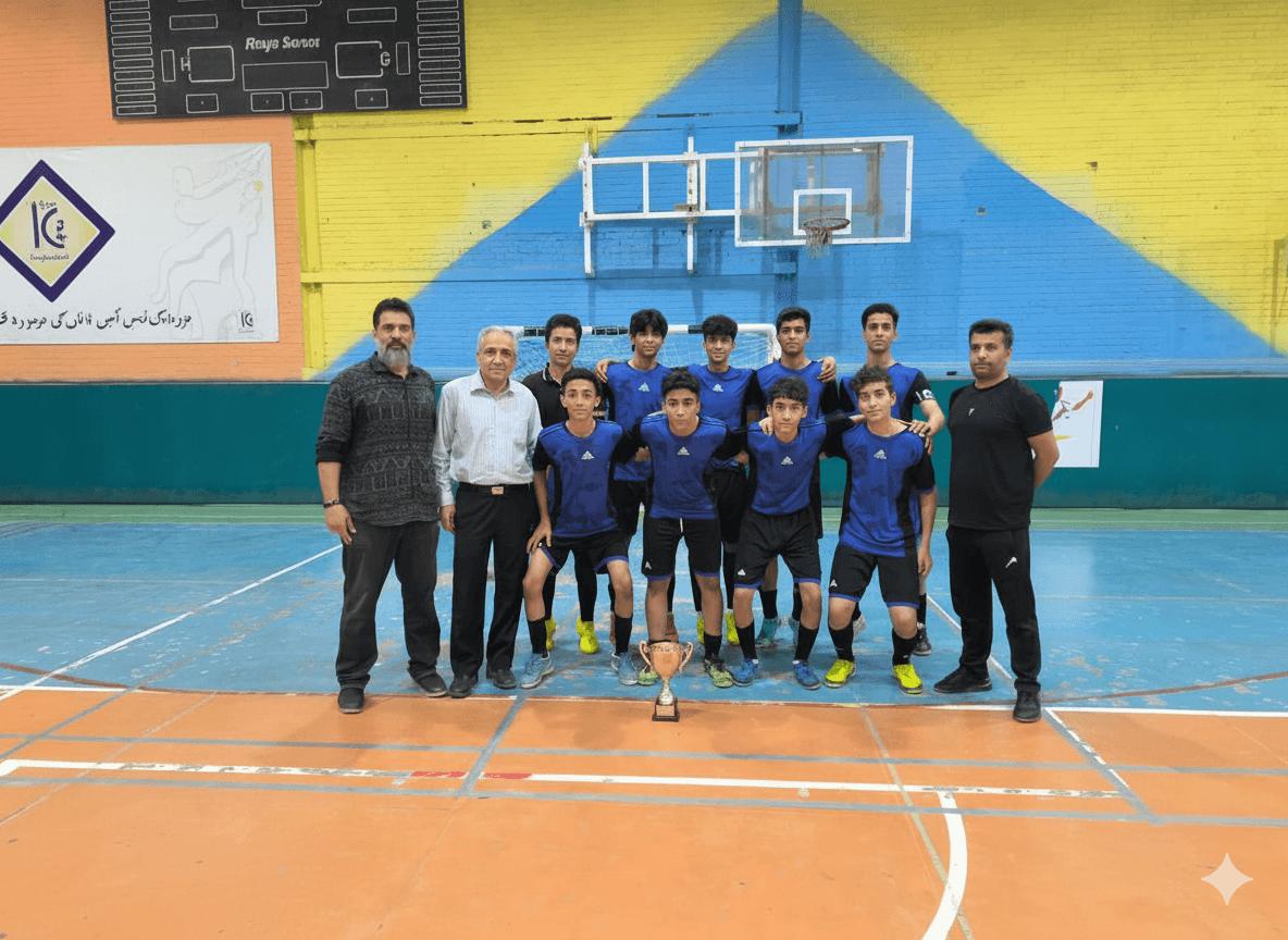 قهرمانی فوتسال آموزشگاه های آبادان